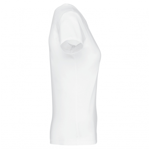 white Camiseta manga corta mujer