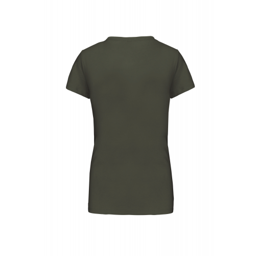 dark khaki Camiseta manga corta mujer
