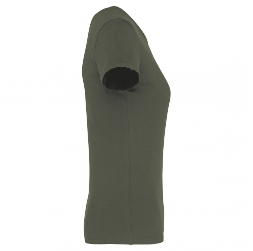 dark khaki Camiseta manga corta mujer