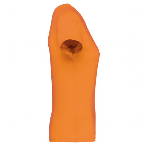 orange Camiseta manga corta mujer