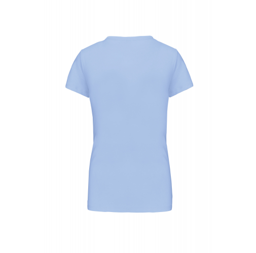 sky blue Camiseta manga corta mujer