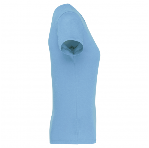 sky blue Camiseta manga corta mujer