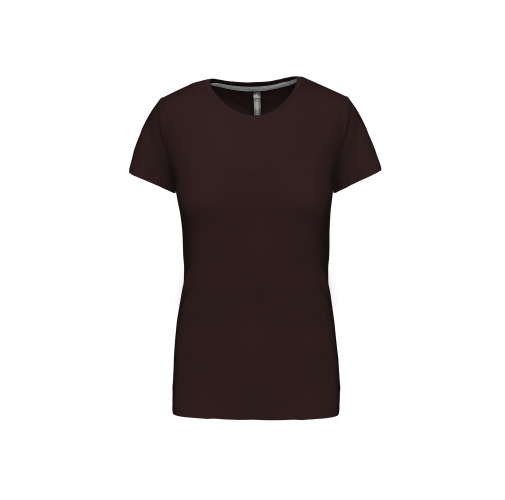 chocolate Camiseta manga corta mujer
