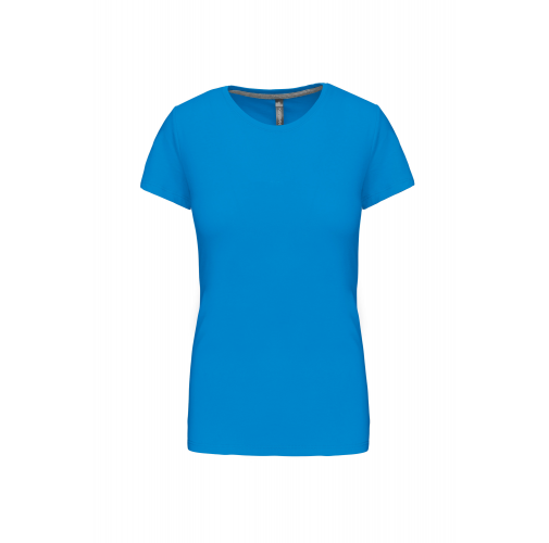tropical blue Camiseta manga corta mujer