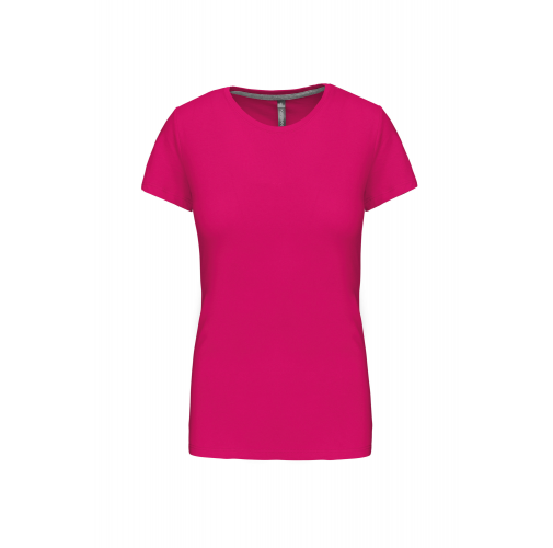 fuchsia Camiseta manga corta mujer