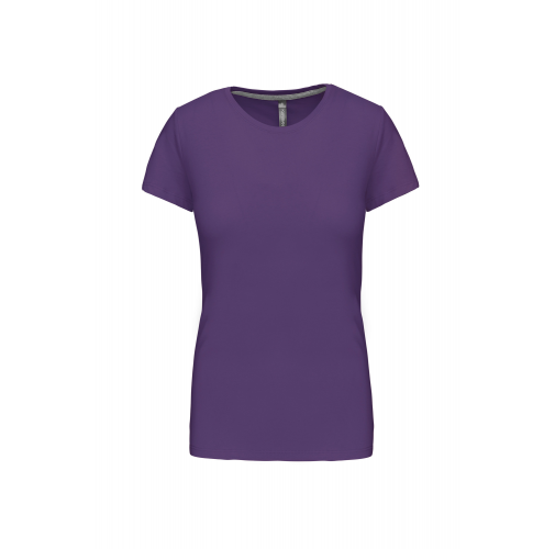 purple Camiseta manga corta mujer