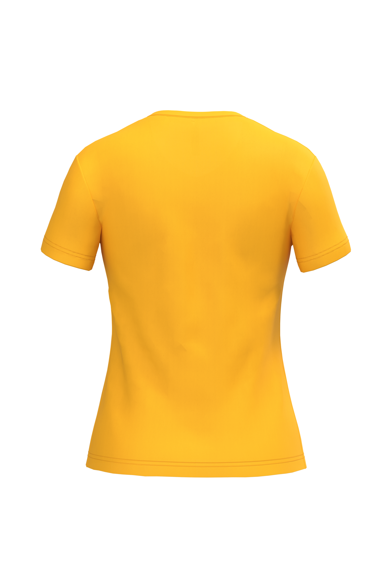 ash heather Camiseta de manga cota y cuello de pico mujer