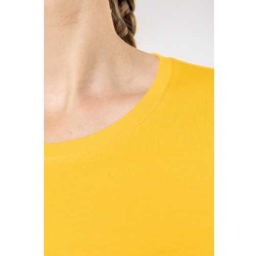 Camiseta de manga larga y cuello redondo de mujer