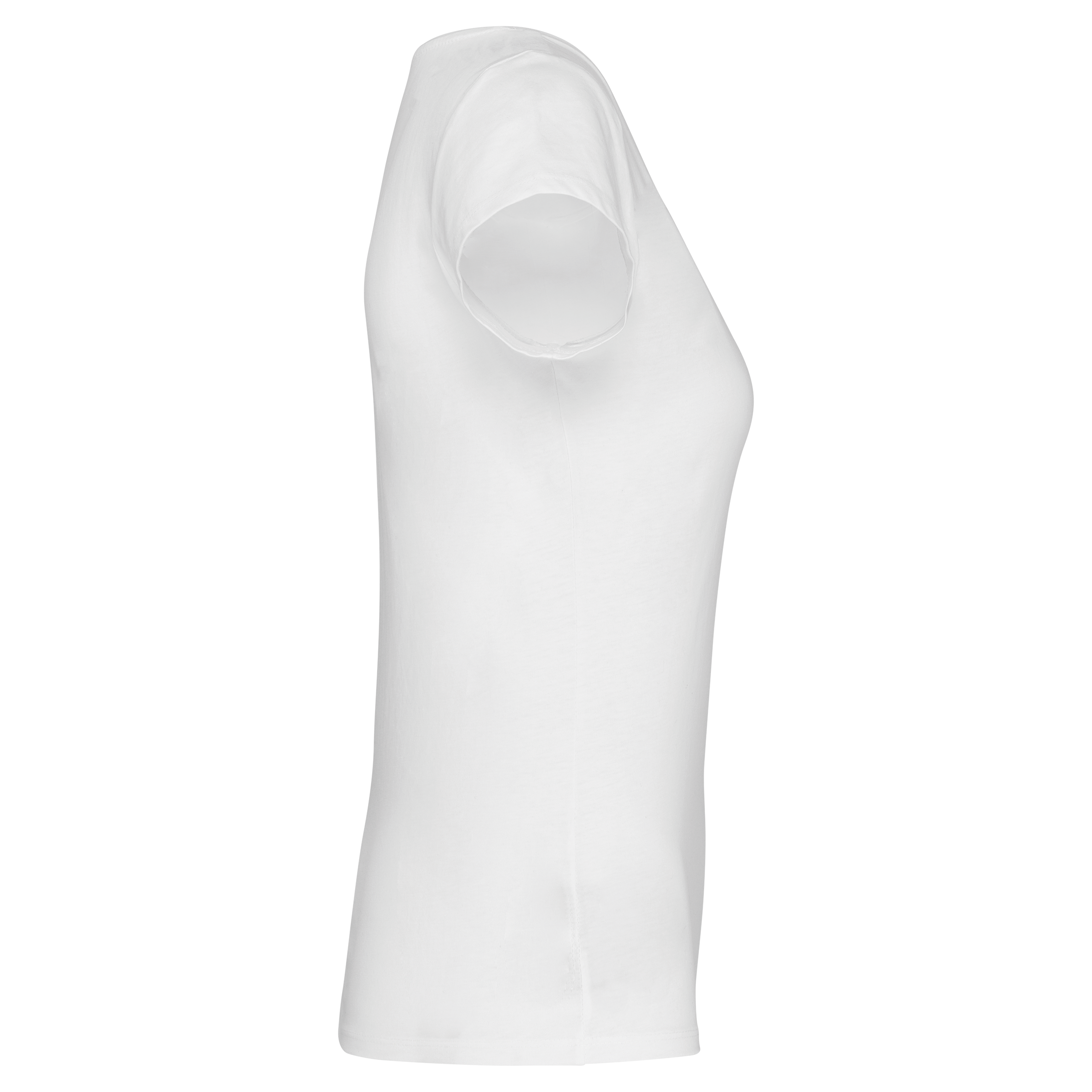 black Camiseta manga corta cuello barco mujer