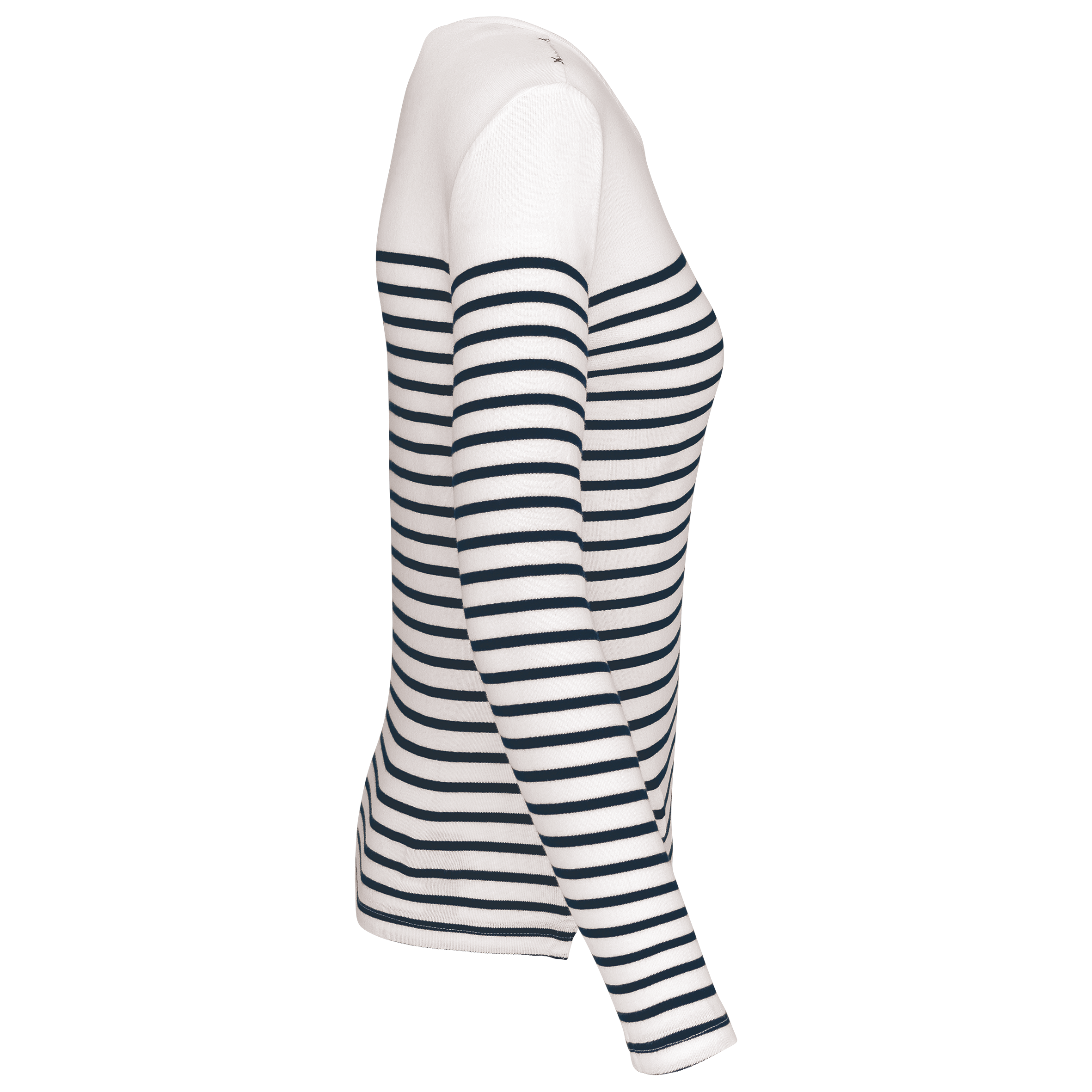 Camiseta marinera de manga larga de mujer