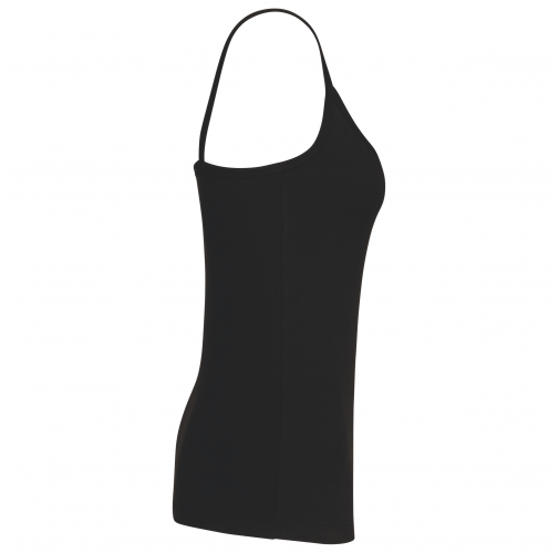 black Camiseta tirantes mujer
