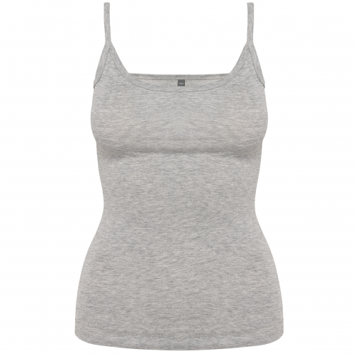 light grey heather Camiseta tirantes mujer