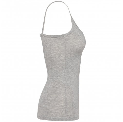 light grey heather Camiseta tirantes mujer
