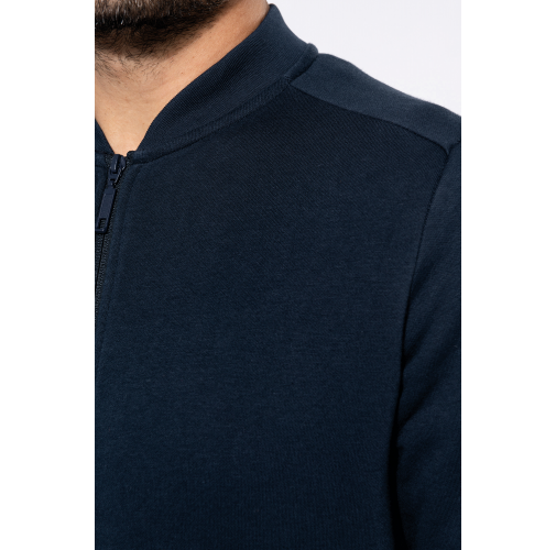 Chaqueta de felpa con cremallera
