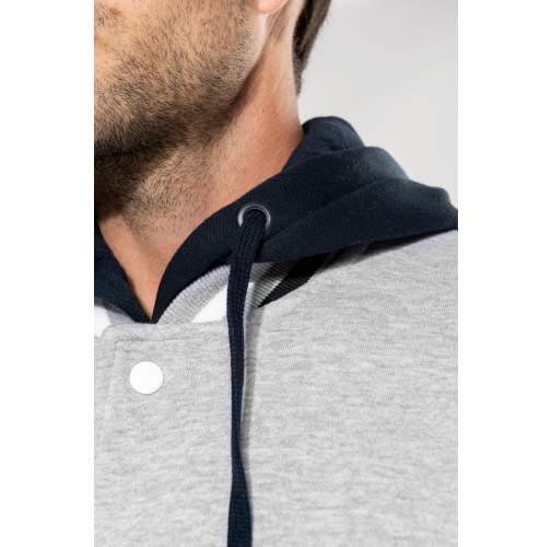 Cazadora Béisbolera con capucha unisex