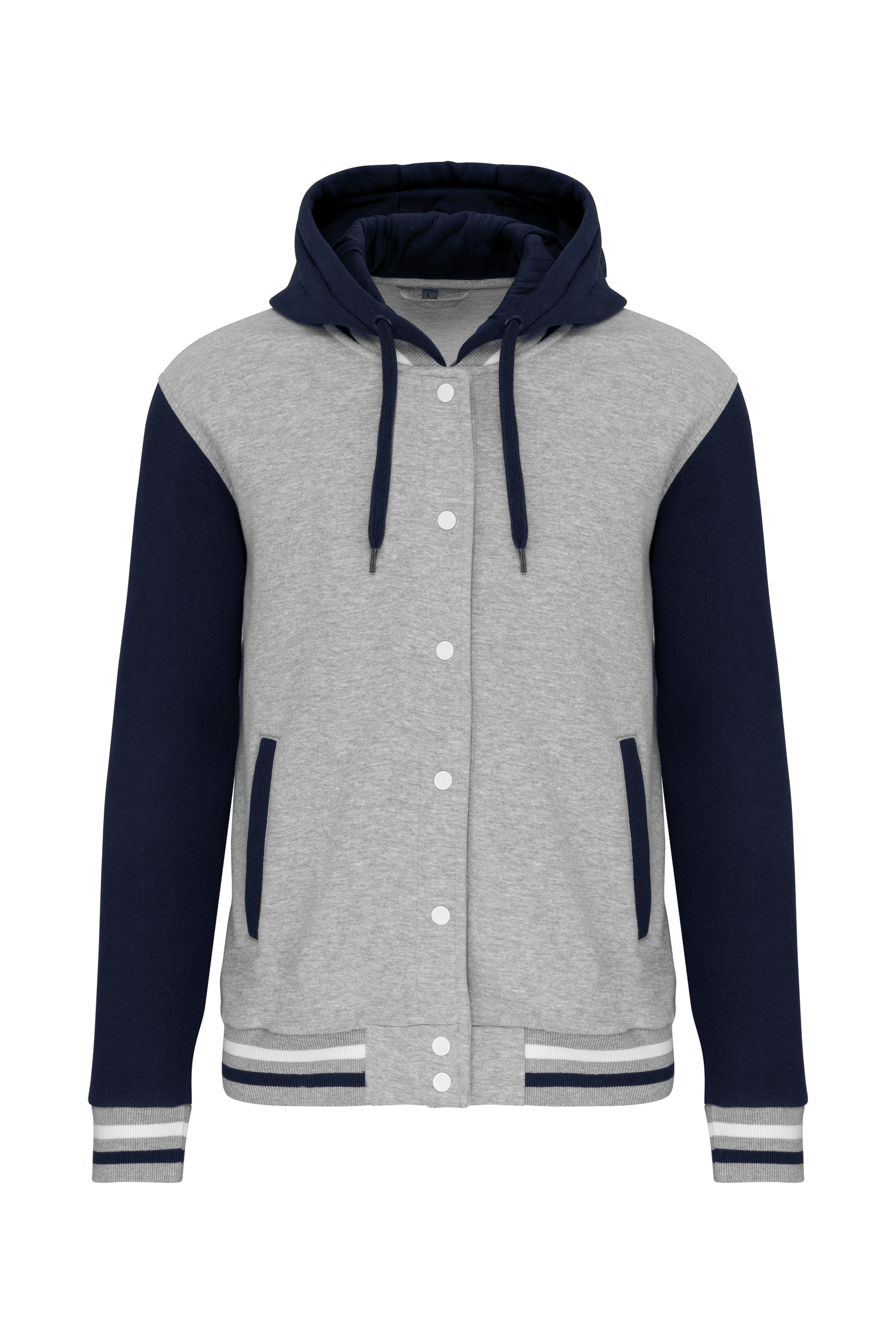 Cazadora Béisbolera con capucha unisex