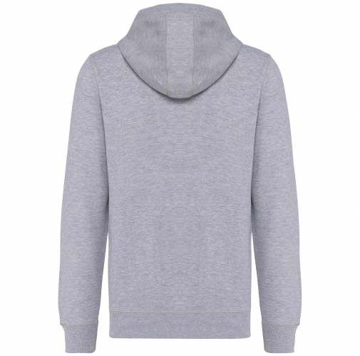 oxford grey Sudadera ecorresponsable french terry - capucha y cremallera - Unisex