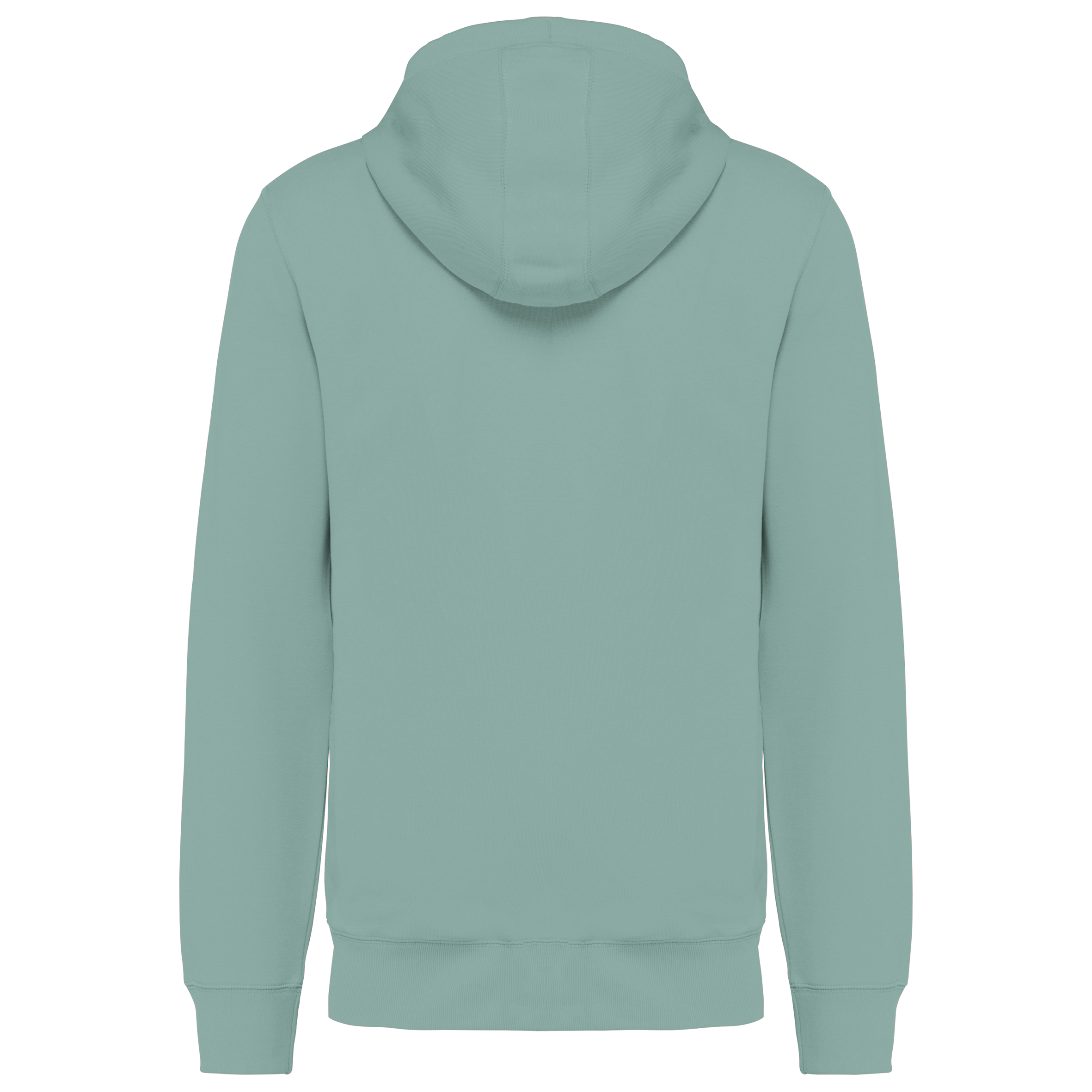 black Sudadera ecorresponsable french terry capucha - Unisex