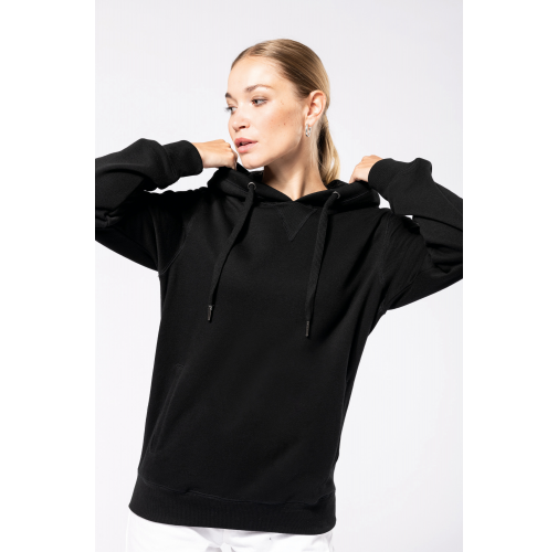 Sudadera ecorresponsable french terry capucha - Unisex