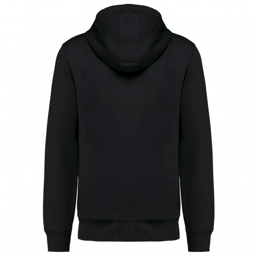 black Sudadera ecorresponsable french terry capucha - Unisex