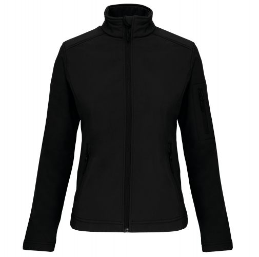 black Chaqueta softshell mujer