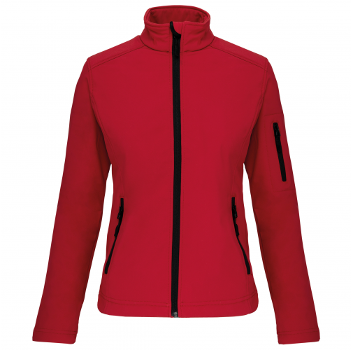 red Chaqueta softshell mujer