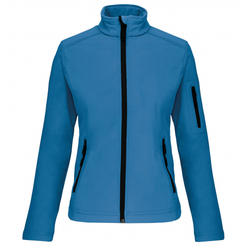 aqua blue Chaqueta softshell mujer