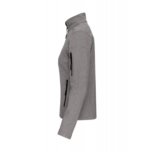 marl grey Chaqueta softshell mujer