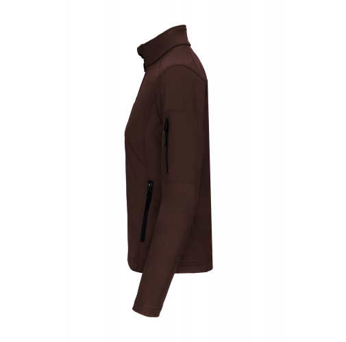chocolate Chaqueta softshell mujer