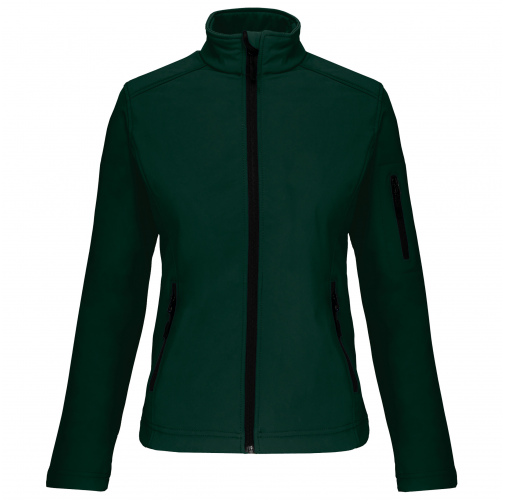 bottle green Chaqueta softshell mujer
