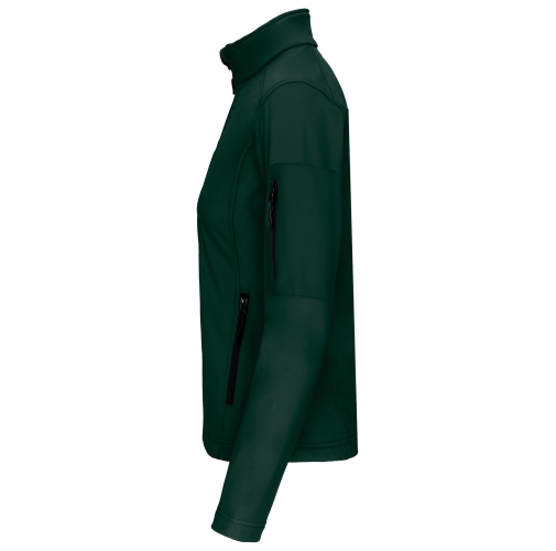 bottle green Chaqueta softshell mujer