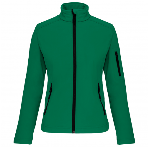 kelly green Chaqueta softshell mujer