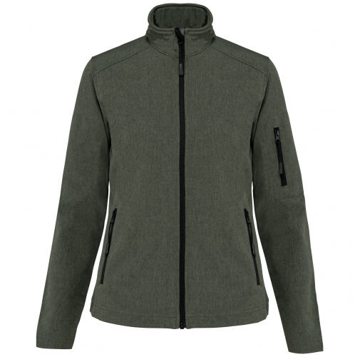 marl green Chaqueta softshell mujer