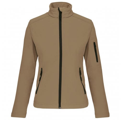 camel Chaqueta softshell mujer