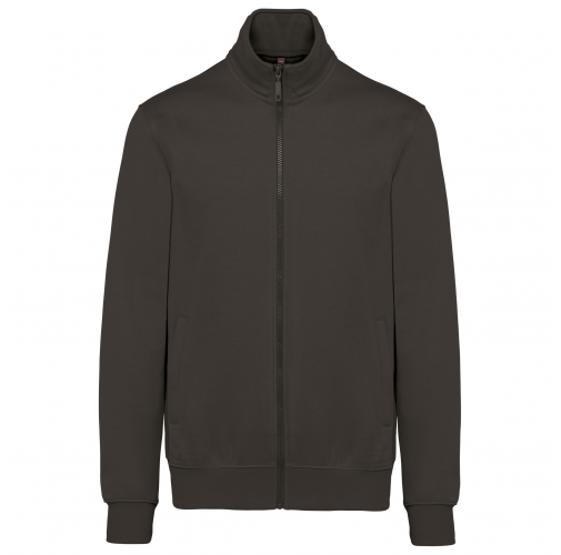 dark grey Chaqueta felpa hombre