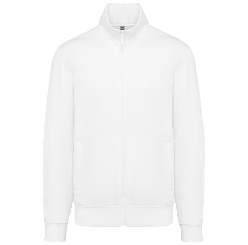 white Chaqueta felpa hombre