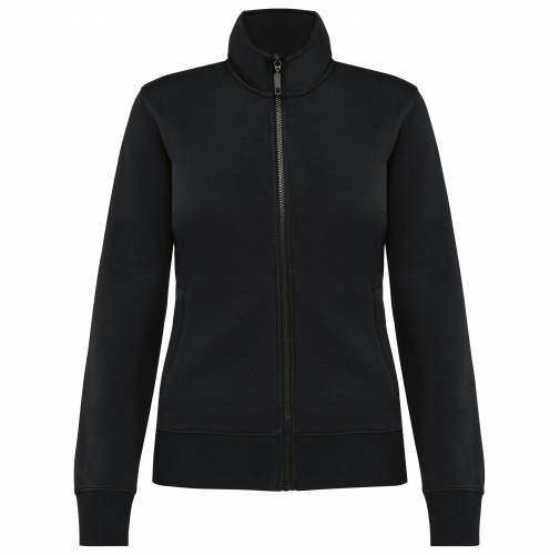 black Chaqueta felpa mujer