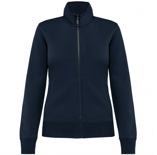navy Chaqueta felpa mujer