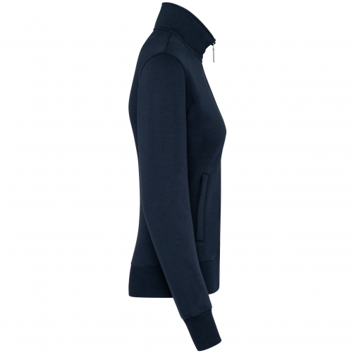 navy Chaqueta felpa mujer