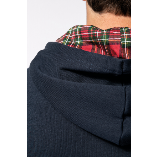 Sudadera con capucha de forro contrastado - Unisex