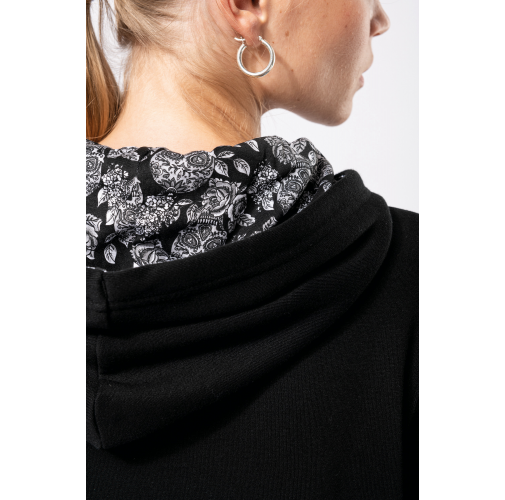 Sudadera con capucha de forro contrastado - Unisex