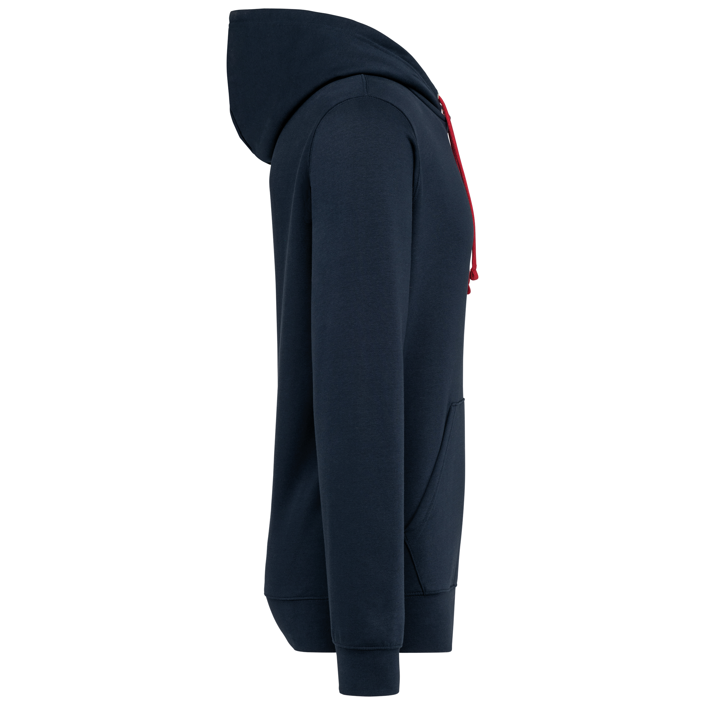 Sudadera con capucha de forro contrastado  - Unisex