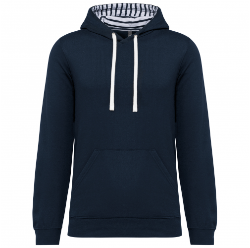 navy / mariniere Sudadera con capucha de forro contrastado - Unisex