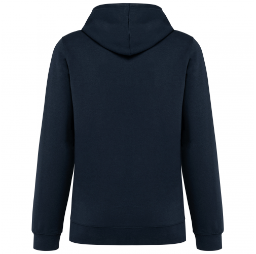 navy / red tartan Sudadera con capucha de forro contrastado - Unisex