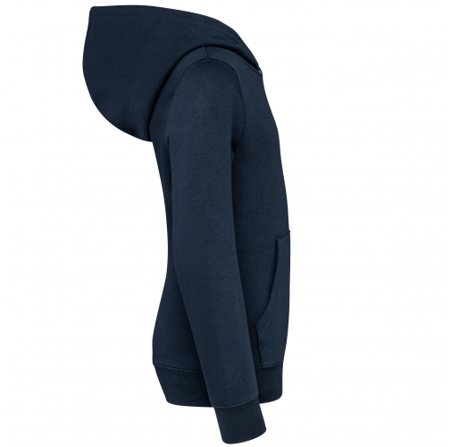 Sudadera con capucha de forro contrastado infantil