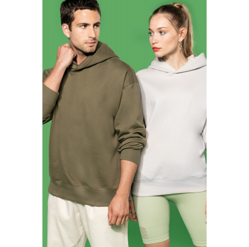 Sudadera de felpa oversize con capucha unisex