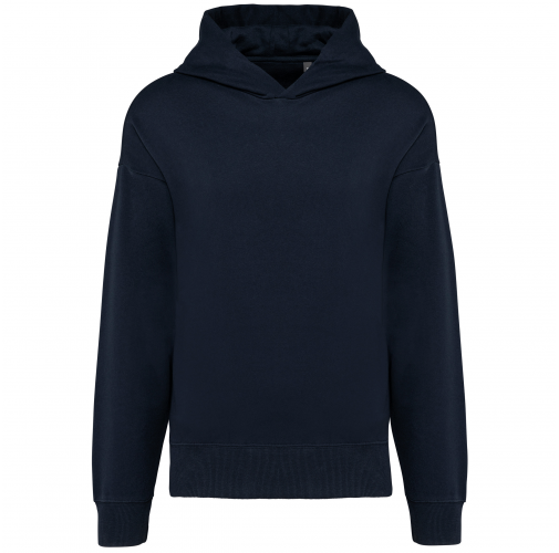 navy Sudadera de felpa oversize con capucha unisex
