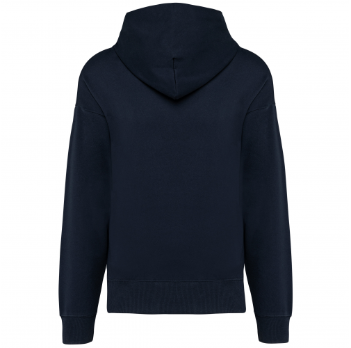 navy Sudadera de felpa oversize con capucha unisex