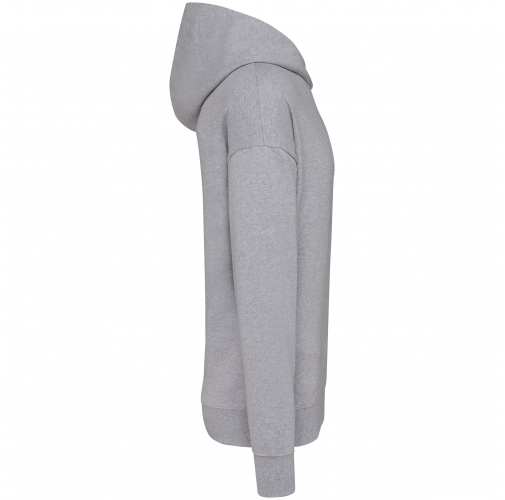 oxford grey Sudadera de felpa oversize con capucha unisex