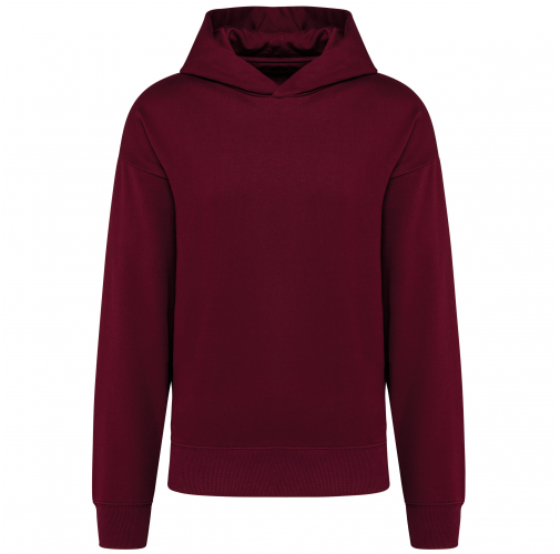 wine Sudadera de felpa oversize con capucha unisex